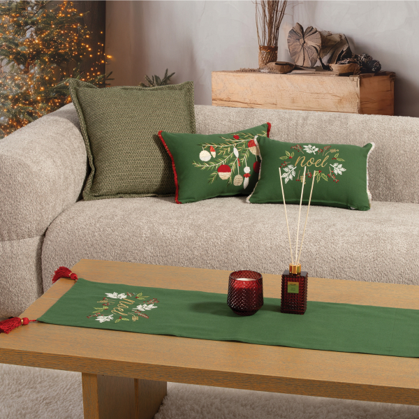 Χριστουγεννιάτικη Τραβέρσα (33x150) Nef-Nef Homeware Noel Verde