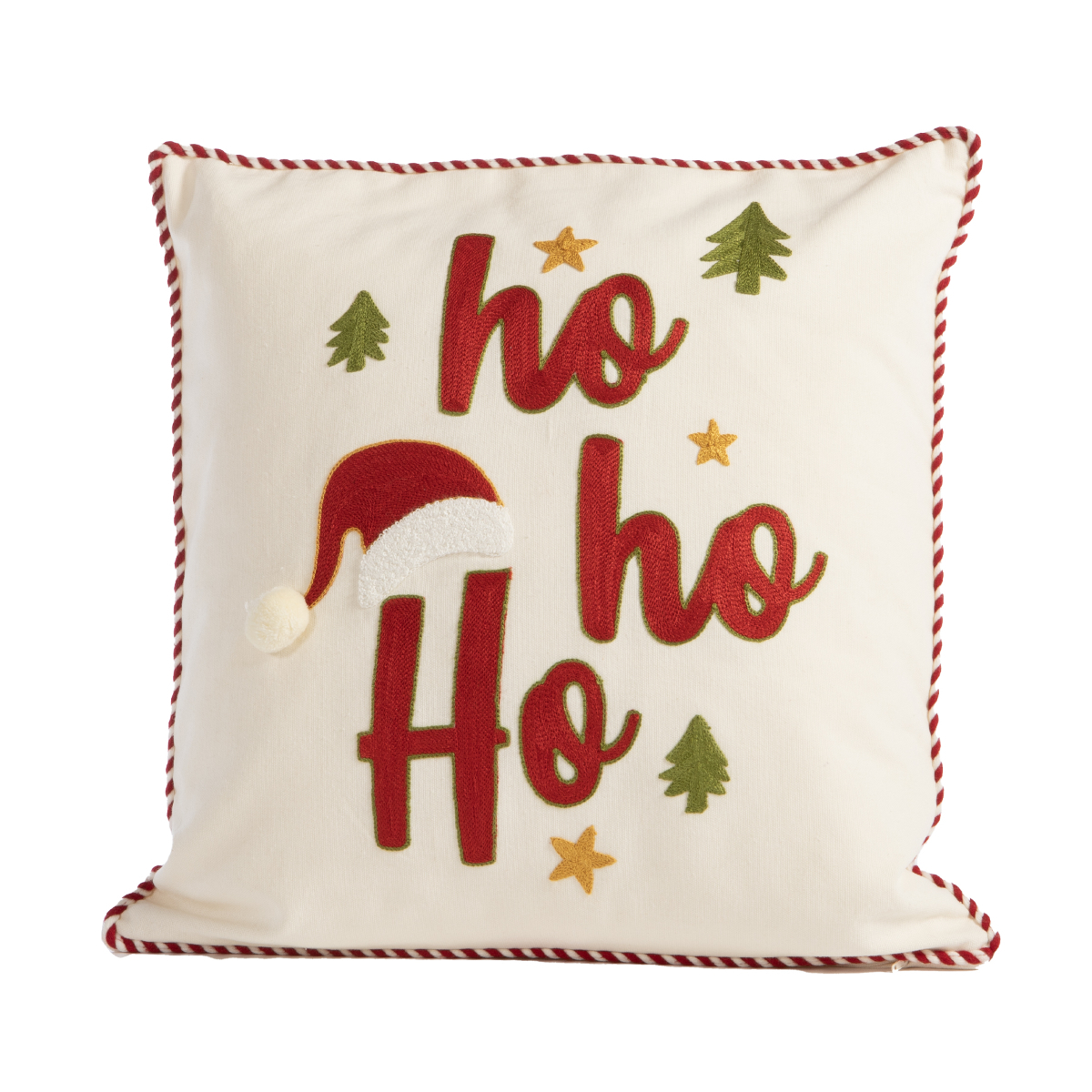 Χριστουγεννιάτικο Μαξιλάρι (45X45) Nef-Nef Homeware White Christmas Home Χριστουγεννιάτικα Μαξιλάρια Spitishop