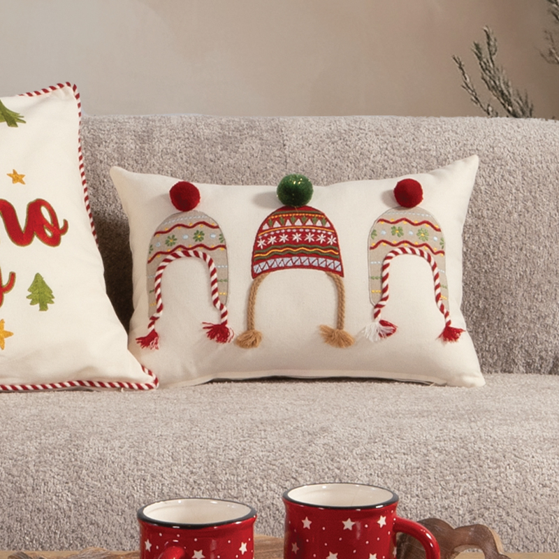 Χριστουγεννιάτικο Μαξιλάρι (30x45) Nef-Nef Homeware White Christmas