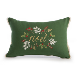 Χριστουγεννιάτικο Μαξιλάρι (30x45) Nef-Nef Homeware Noel Verde Green/White
