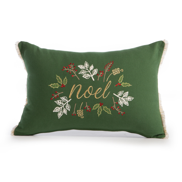 Χριστουγεννιάτικο Μαξιλάρι (30x45) Nef-Nef Homeware Noel Verde Green/White