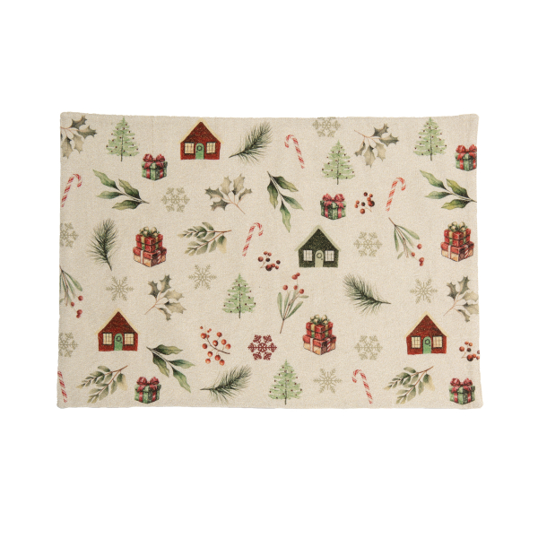 Χριστουγεννιάτικο Σουπλά (33x48) Nef-Nef Homeware White Christmas