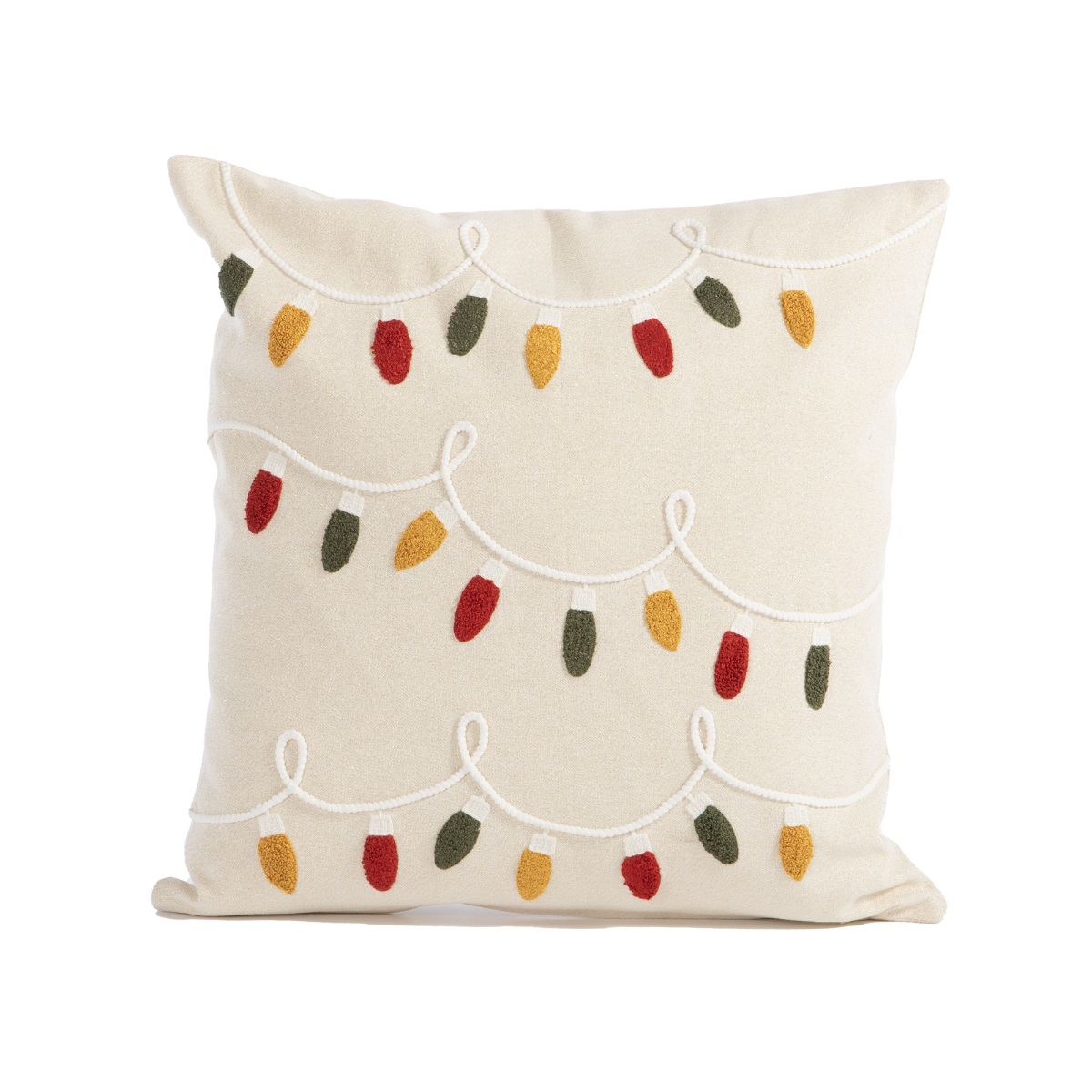 Χριστουγεννιάτικο Μαξιλάρι (45X45) Nef-Nef Homeware Happy Holiday Lights Home Χριστουγεννιάτικα Μαξιλάρια Spitishop