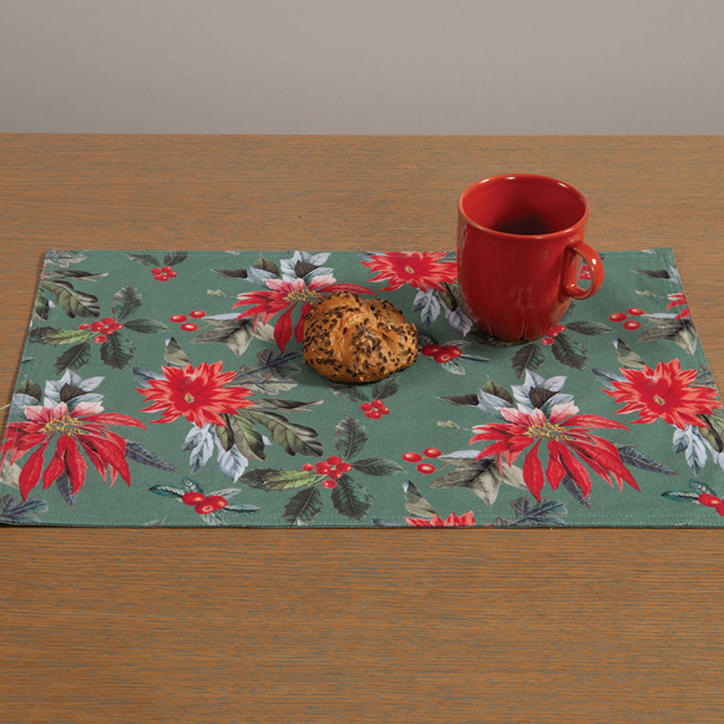 Χριστουγεννιάτικο Σουπλά 2 Όψεων (33x48) Nef-Nef Homeware Mistletoe