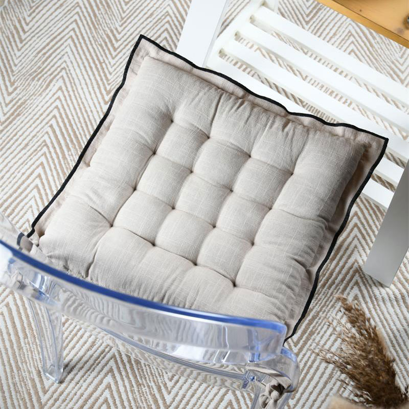 Μαξιλάρι Καρέκλας 2 Όψεων (38x38+4) S-F Helios Naturel CUD092003GAL