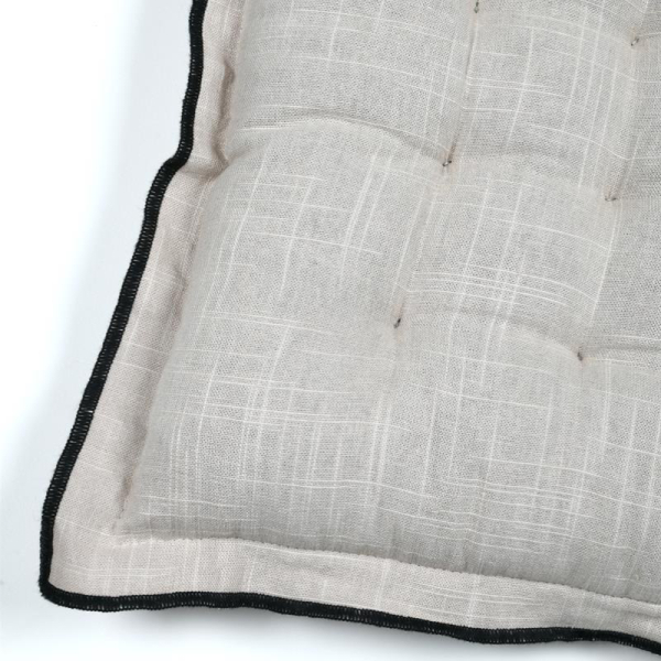 Μαξιλάρι Καρέκλας 2 Όψεων (38x38+4) S-F Helios Naturel CUD092003GAL