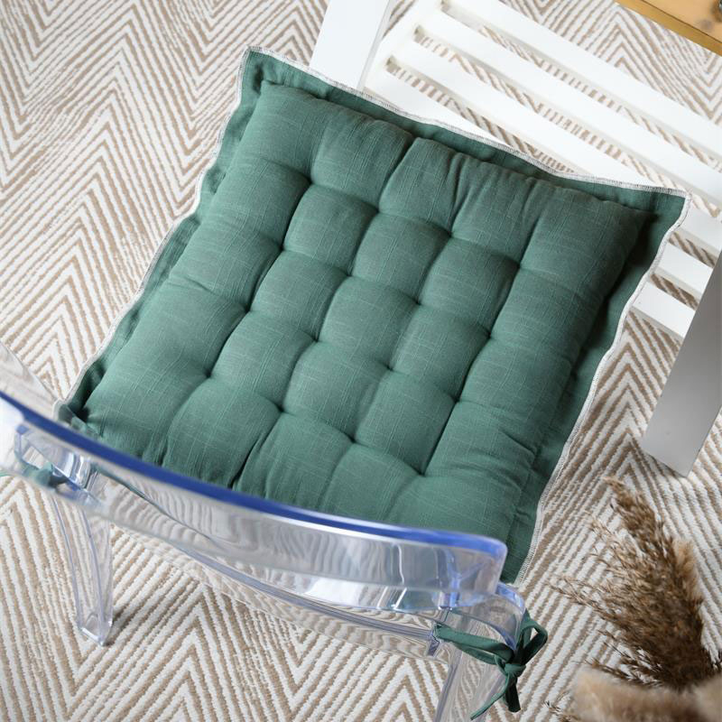 Μαξιλάρι Καρέκλας 2 Όψεων (38x38+4) S-F Helios Green CUD092004GAL