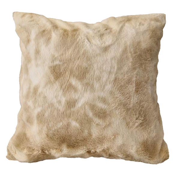 Διακοσμητική Μαξιλαροθήκη Γούνινη (45x45) Aslanis Home Rabbit Fur Μπεζ