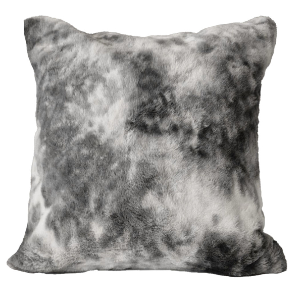 Διακοσμητική Μαξιλαροθήκη Γούνινη (45x45) Aslanis Home Rabbit Fur Γκρι