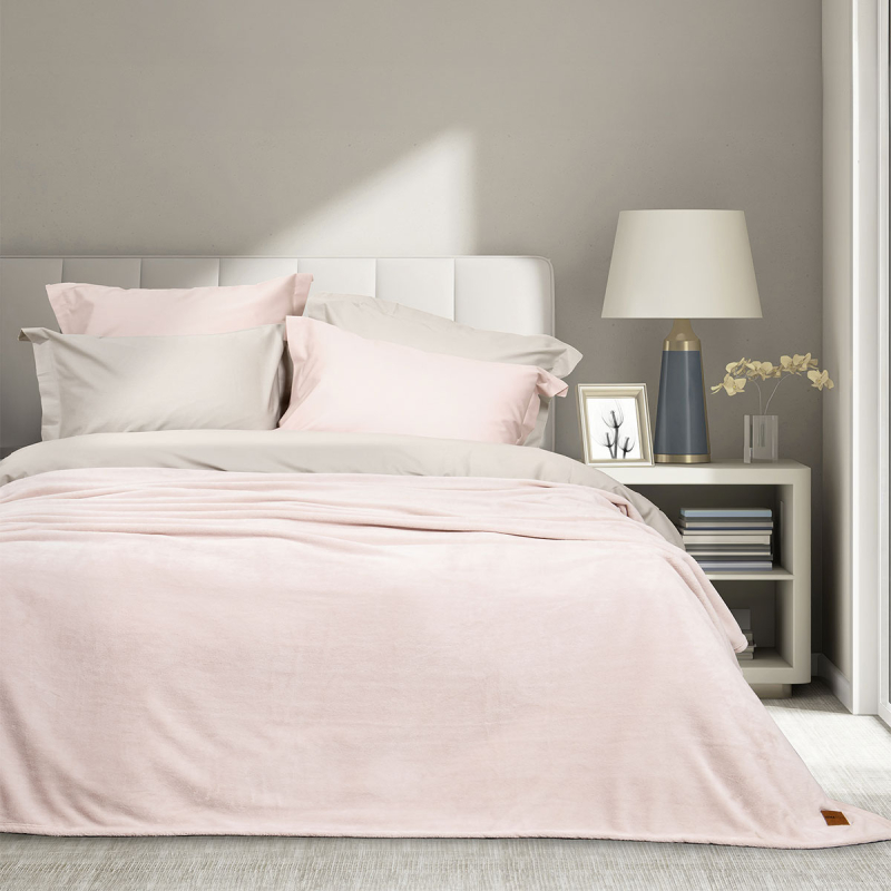 Κουβέρτα Fleece Υπέρδιπλη (220x240) Nima Alpa L.Pink