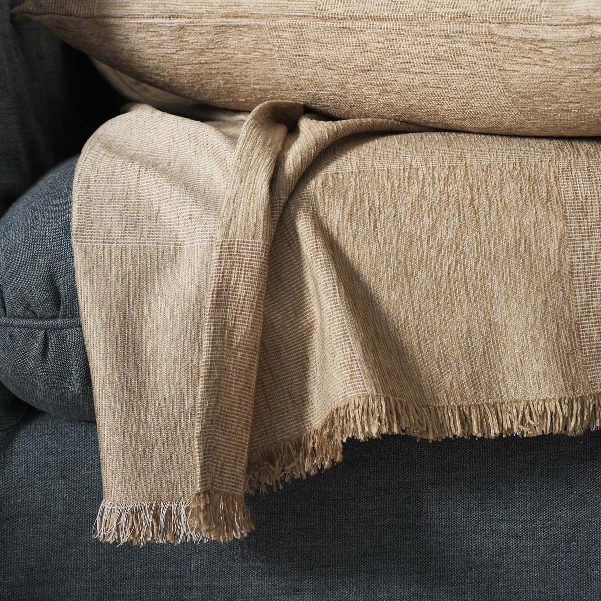 Ριχτάρι Καναπέ Τριθέσιου (180X310) Gofis Home Zephyr Sesame Beige 146 06 Λευκά Είδη Σαλονιού Ριχτάρια Spitishop
