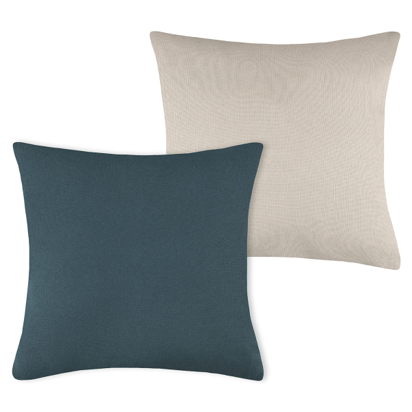 Διακοσμητικό Μαξιλάρι 2 Όψεων (50x50) S-F Duo Cobalt/Lin C11490331