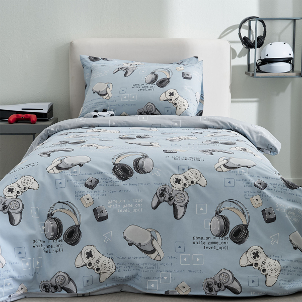 Πάπλωμα Μονό (160x230) 2 Όψεων Vesta Kids Game