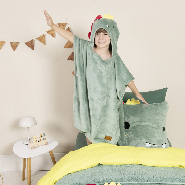 Παιδικό Πόντσο (70x70) Nima Crocodino