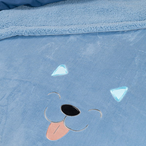 Κουβέρτα Fleece Μονή Με Γουνάκι (160x220) Nima Tony