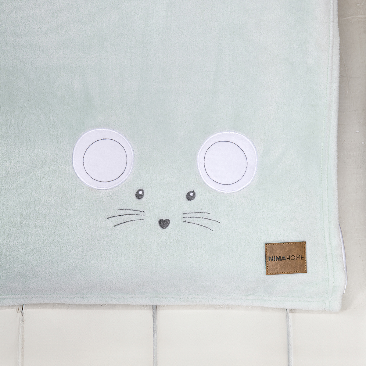 Κουβέρτα Fleece Κούνιας (110X150) Nima Baby Mouse Home Βρεφικά Προίκα Μωρού Κουβέρτες Βρεφικές Spitishop
