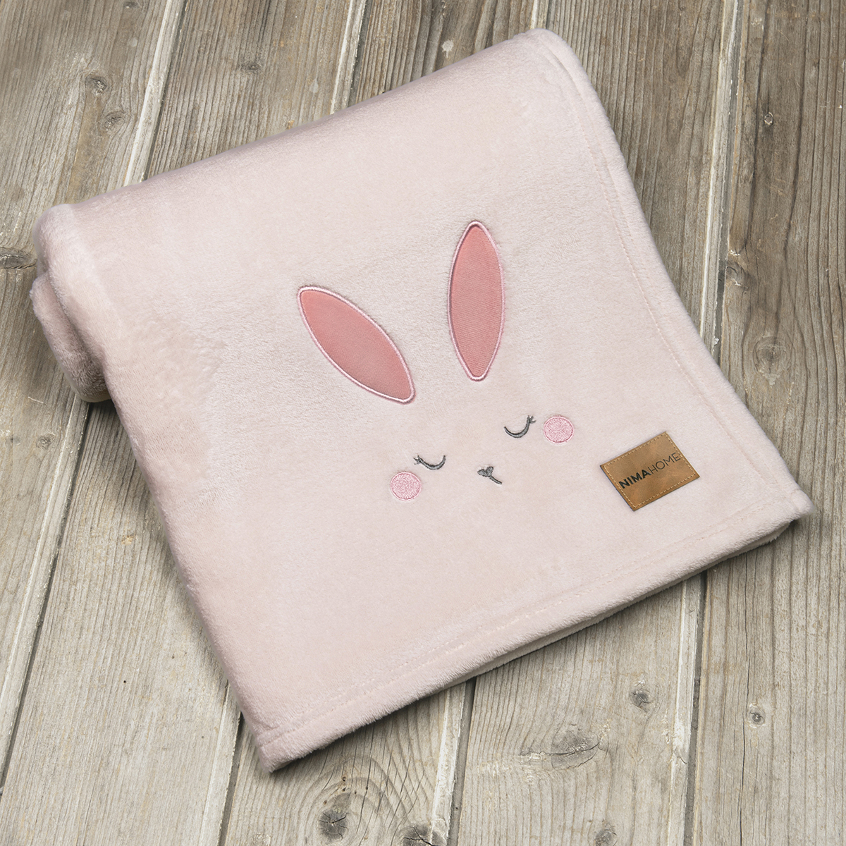 Κουβέρτα Fleece Κούνιας (110X150) Nima Baby Bunny Home Βρεφικά Προίκα Μωρού Κουβέρτες Βρεφικές Spitishop