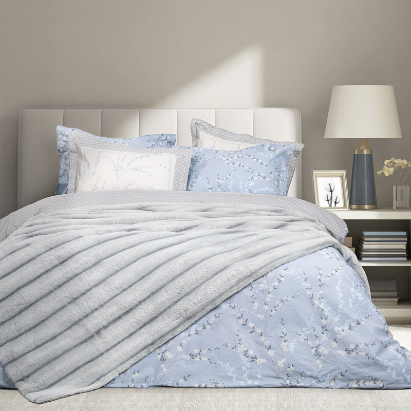 Κουβέρτα Γούνινη Υπέρδιπλη (220x240) Nima Carezza L.Grey