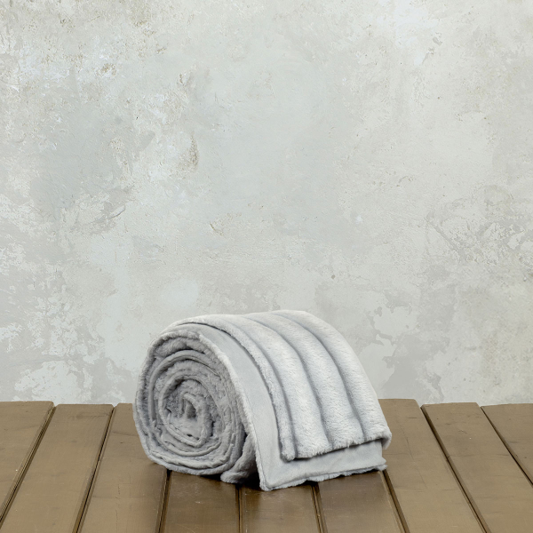 Κουβέρτα Γούνινη Υπέρδιπλη (220x240) Nima Carezza L.Grey