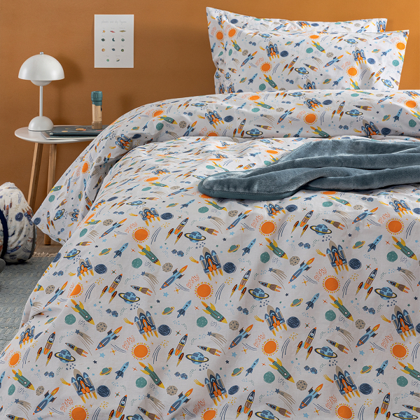 Παπλωματοθήκη Μονή (Σετ 160x240) Palamaiki My Kingdom MK770