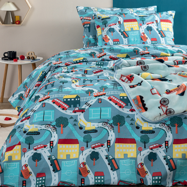 Παπλωματοθήκη Μονή (Σετ 160x240) Palamaiki My Kingdom MK771