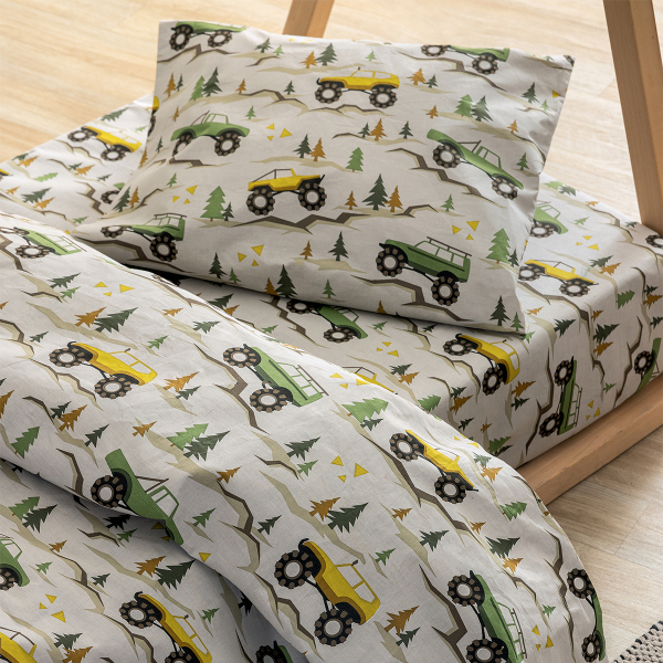 Παπλωματοθήκη Μονή (Σετ 160x240) Palamaiki My Kingdom MK775