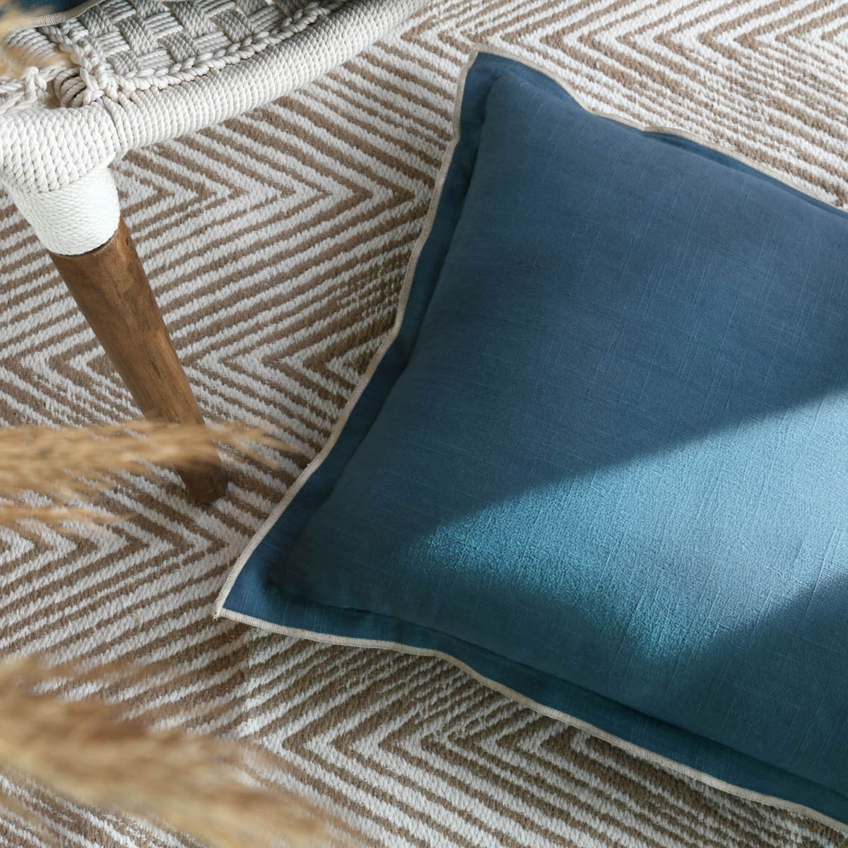 Διακοσμητικό Μαξιλάρι (45X45) S-F Helios Blue C2D092007 Home Λευκά Είδη Σαλονιού Μαξιλάρια Διακοσμητικά Spitishop