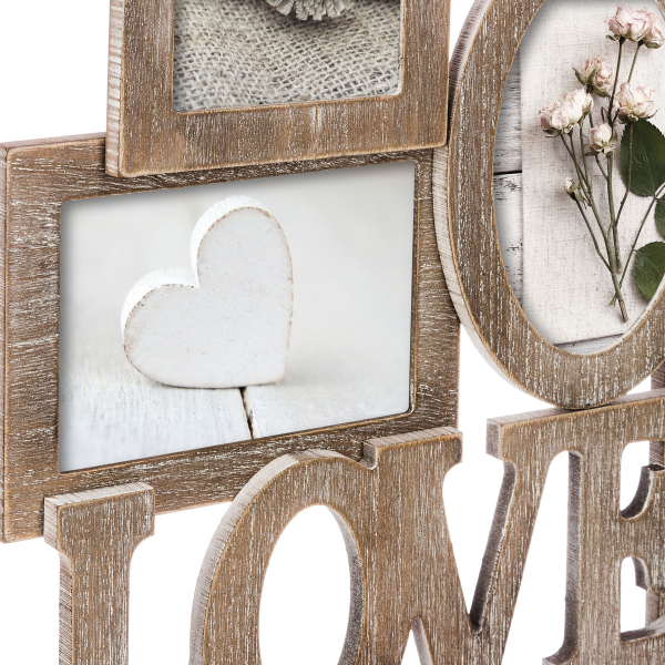 Κορνίζα Τοίχου 6 Θέσεων (42.6x40.5) A-S Love 141234