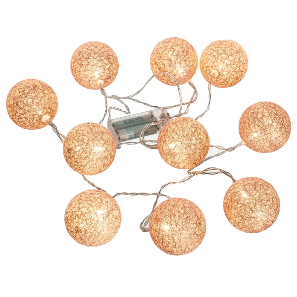 Διακοσμητική Γιρλάντα Μπαταρίας Με 10 LED Φωτάκια A-S Rose 127181