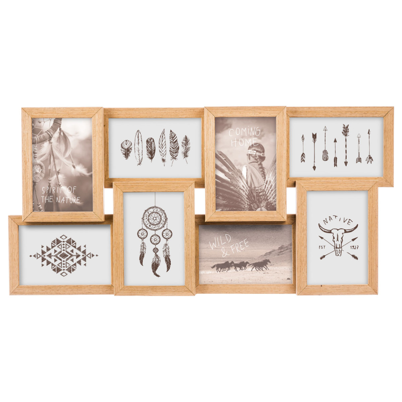 Κορνίζα Τοίχου 8 Θέσεων (57.5x28.5) A-S Nature 141175