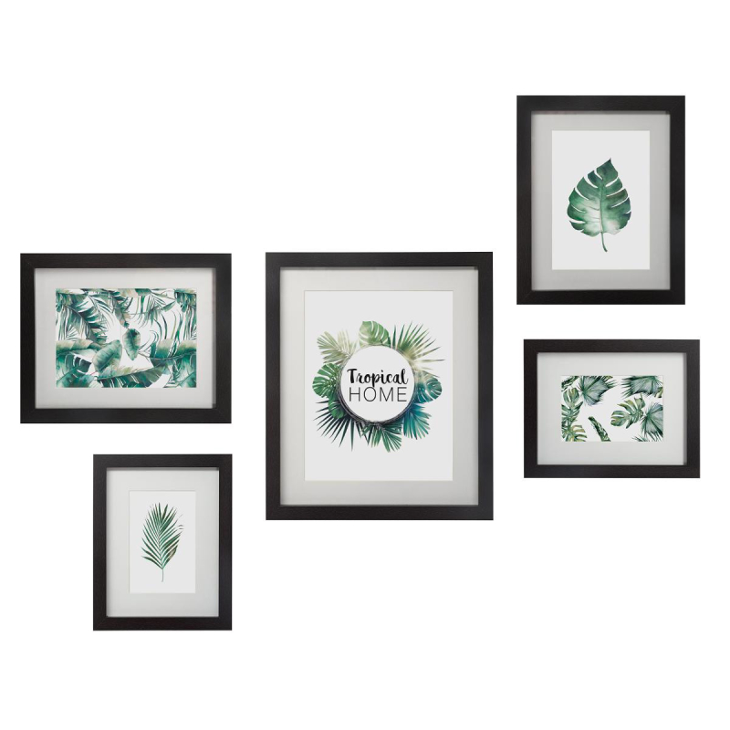 Κορνίζες (Σετ 5τμχ) A-S Black 157177