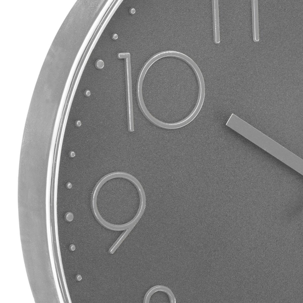Ρολόι Τοίχου (Φ30) Αθόρυβο A-S Grey 167038B