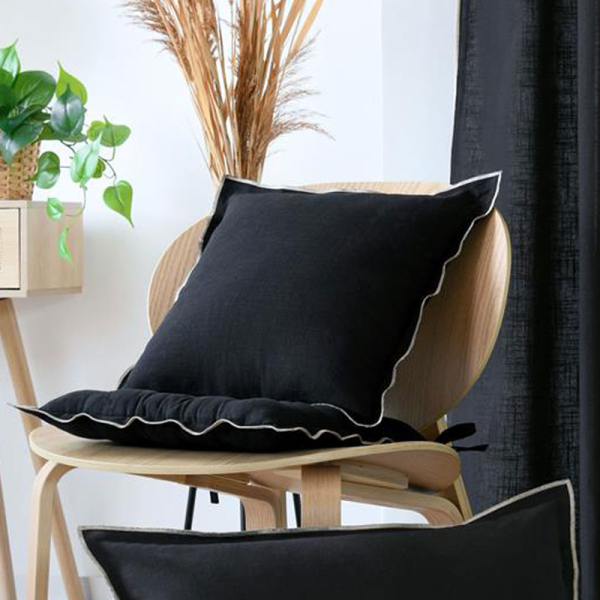 Διακοσμητικό Μαξιλάρι (45x45) S-F Helios Black C2D092006