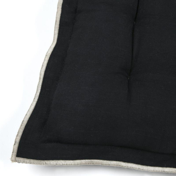 Μαξιλάρι Καρέκλας 2 Όψεων (38x38+4) S-F Helios Black CUD092006GAL