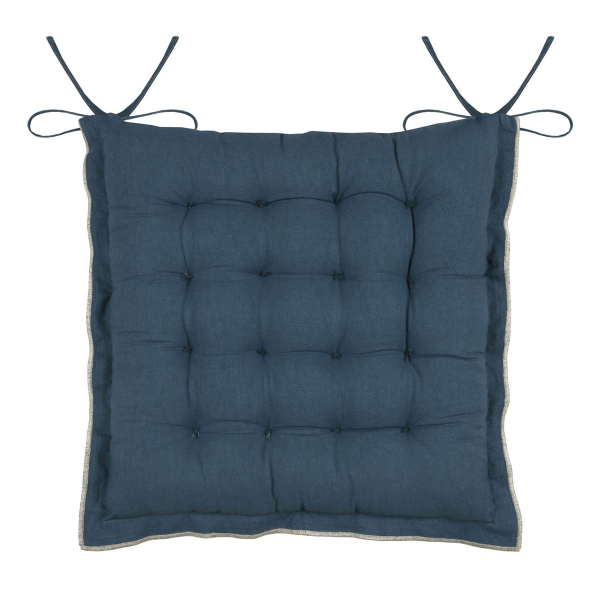 Μαξιλάρι Καρέκλας 2 Όψεων (38x38+4) S-F Helios Blue CUD092007GAL