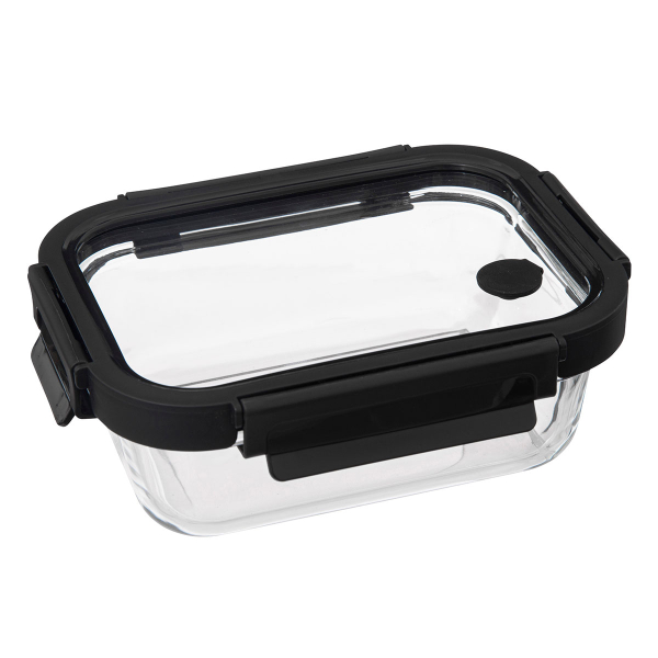 Φαγητοδοχείο 900ml F-V Clipeat Black 202502