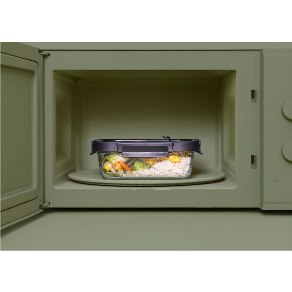 Φαγητοδοχείο 900ml F-V Clipeat Black 202502