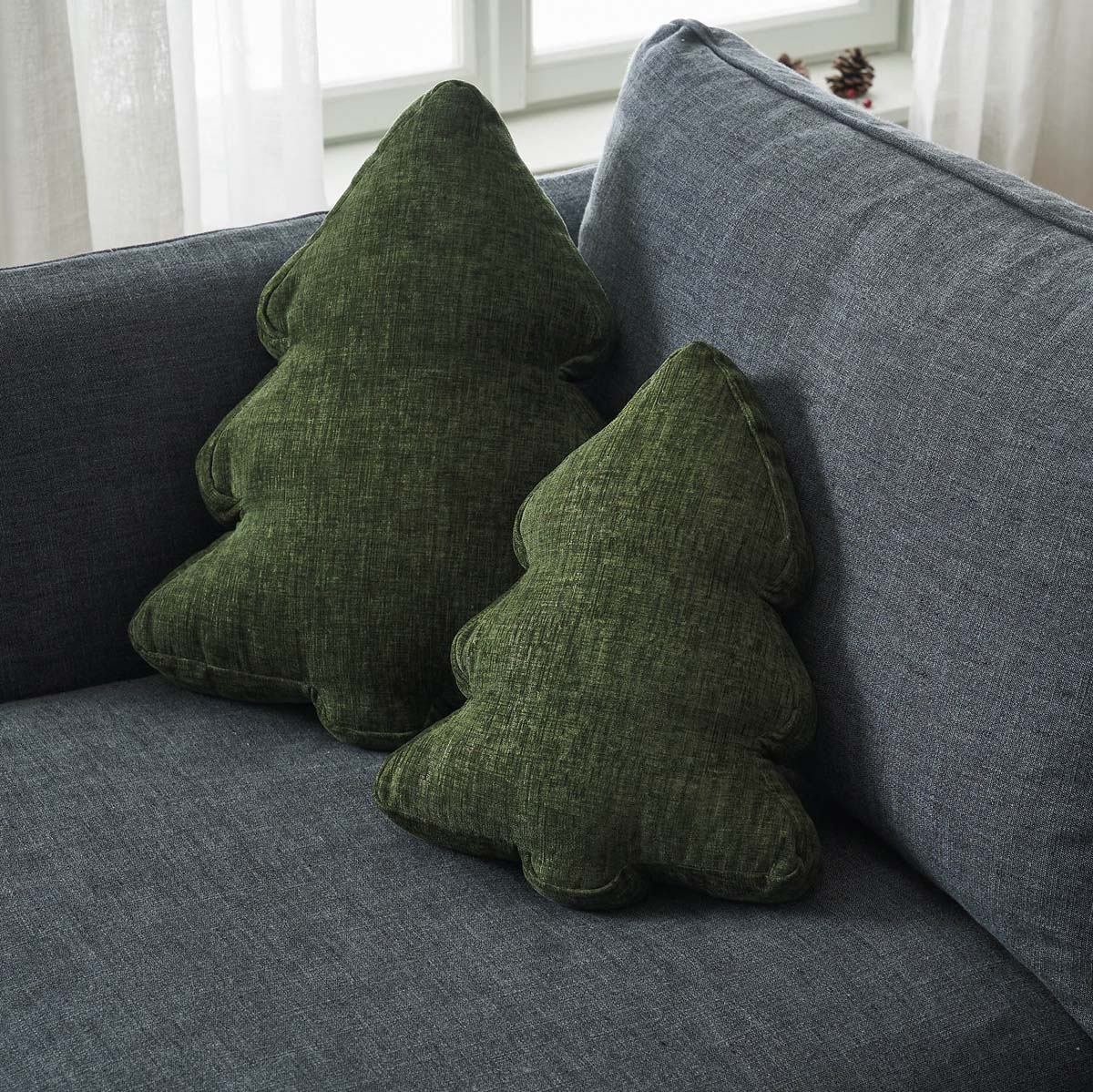 Χριστουγεννιάτικο Μαξιλάρι (35X45) Gofis Home Xmas Sage Green 283 07 Χριστουγεννιάτικα Μαξιλάρια Spitishop