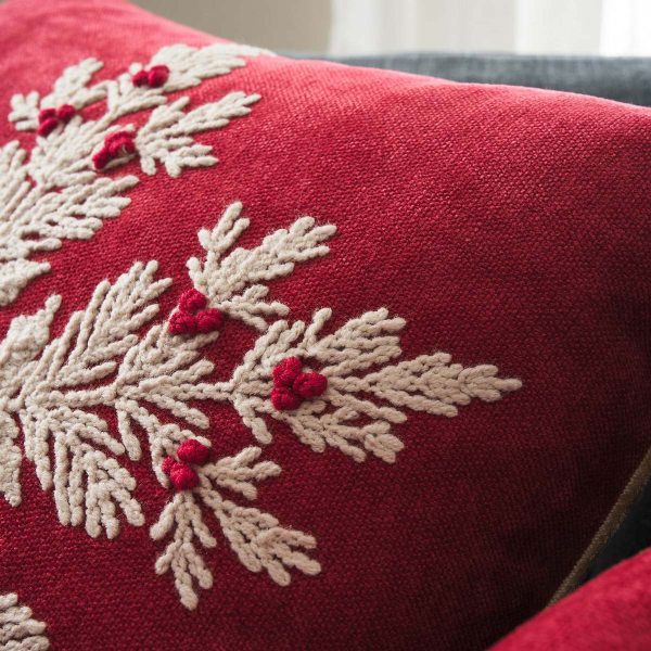 Χριστουγεννιάτικη Μαξιλαροθήκη (43x43) Gofis Home Xmas 350