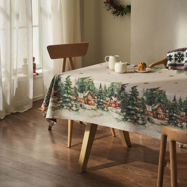 Χριστουγεννιάτικο Τραπεζομάντηλο (135x240) Gofis Home Xmas 205