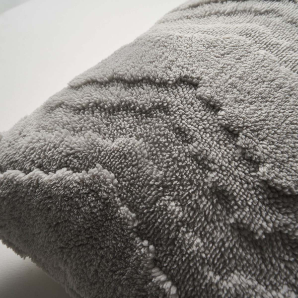 Διακοσμητική Μαξιλαροθήκη Fleece (43x43) Gofis Home Claudette Weed Grey 171/07