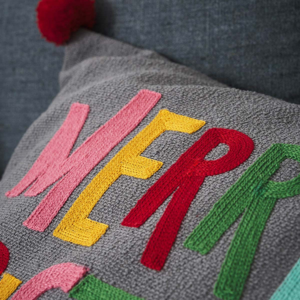 Χριστουγεννιάτικη Μαξιλαροθήκη (43x43) Gofis Home Xmas 363