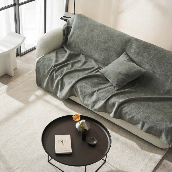 Ριχτάρι Καναπέ Διθέσιου Βελουτέ (180x250) Gofis Home Nimbus Shadow Green 447/44