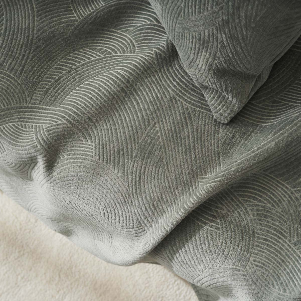 Ριχτάρι Καναπέ Τετραθέσιου Βελουτέ (180x350) Gofis Home Nimbus Shadow Green 447/44