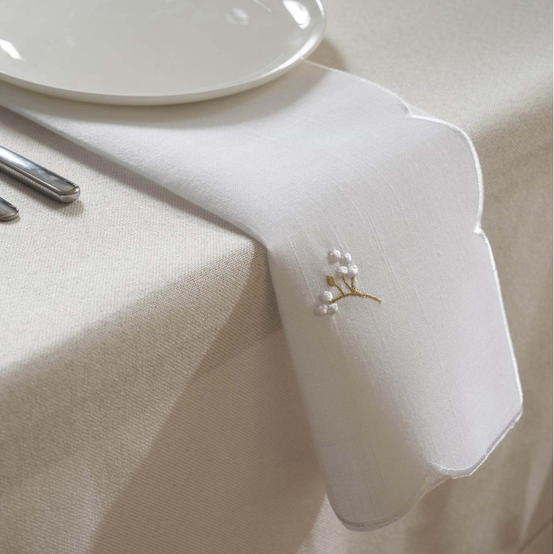 Πετσέτα Φαγητού (45x45) Gofis Home White 191