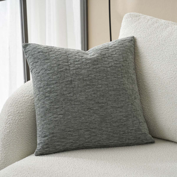 Διακοσμητική Μαξιλαροθήκη (50x50) Gofis Home Ondine Weed Grey 184/07