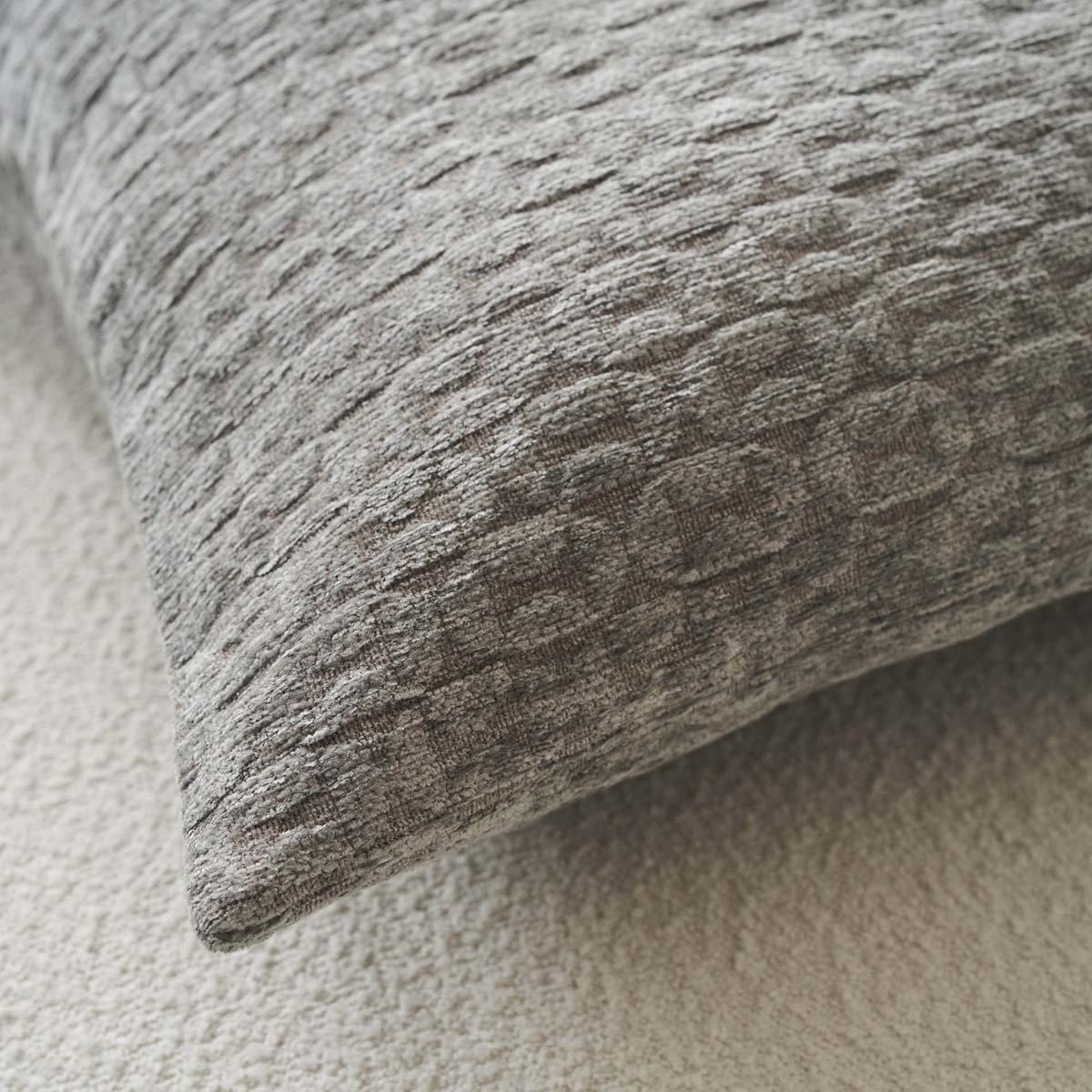 Διακοσμητική Μαξιλαροθήκη (50X50) Gofis Home Ondine Silver Grey 184 15 Λευκά Είδη Σαλονιού Μαξιλάρια Διακοσμητικά Spitishop