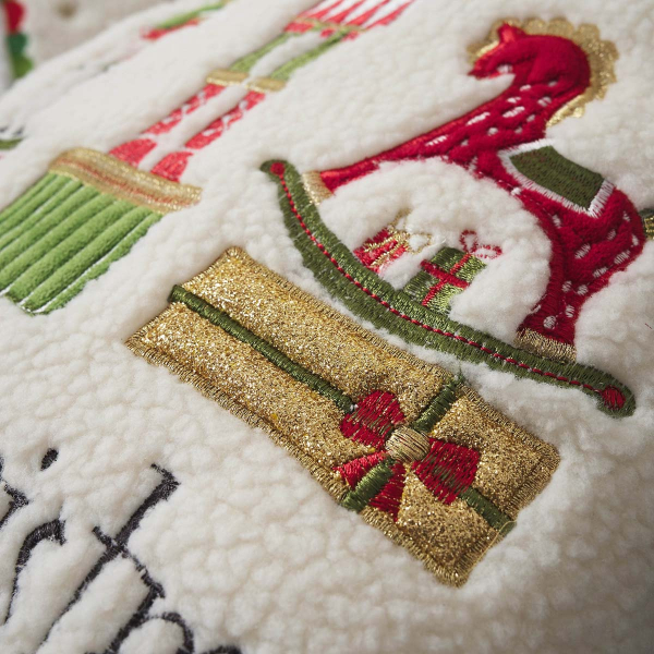 Χριστουγεννιάτικη Μαξιλαροθήκη (43x43) Gofis Home Xmas 314