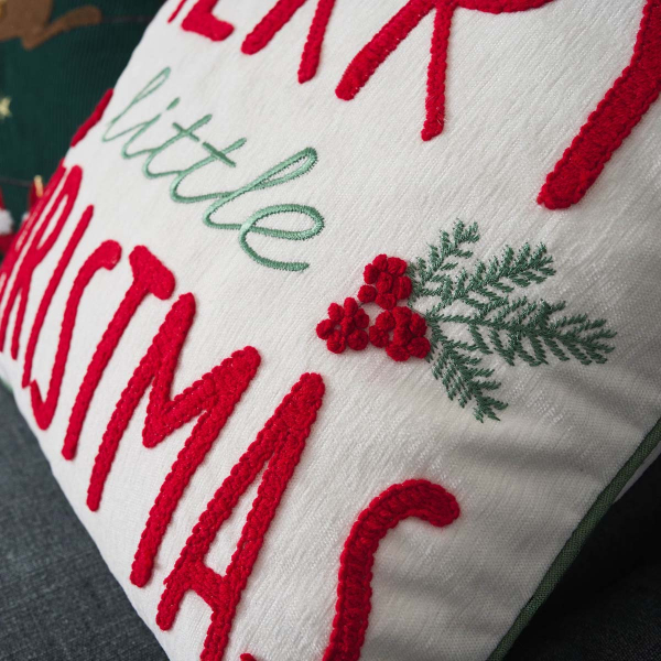 Χριστουγεννιάτικη Μαξιλαροθήκη (43x43) Gofis Home Xmas 385