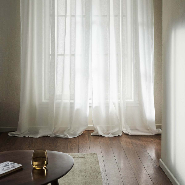 Κουρτίνα (300x295) Με Τρέσα Gofis Home Maisy White AW26 507/05